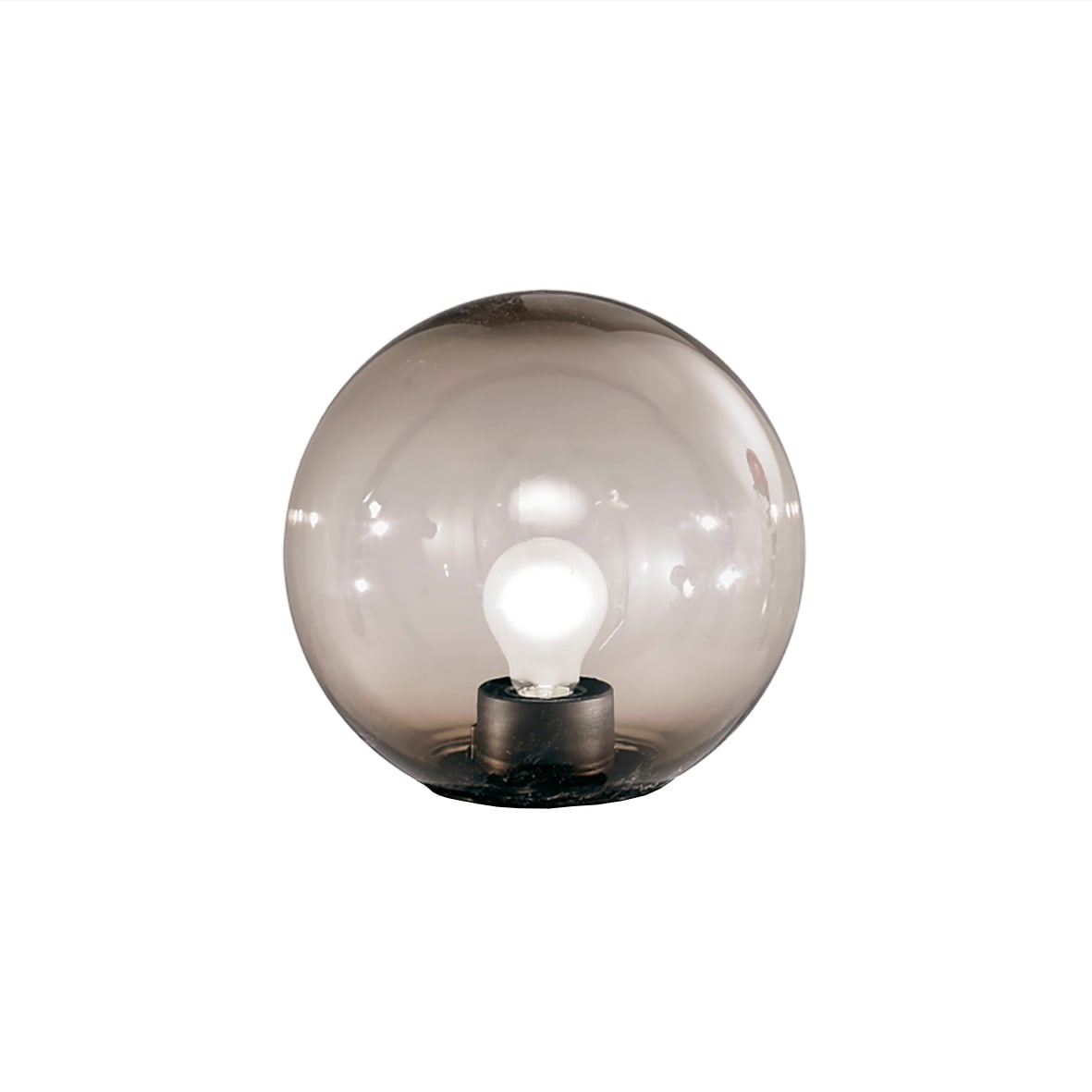 ROSSINI ILLUMINAZIONE - GLOBO PMMA D.25 FUME'+GRIFFA