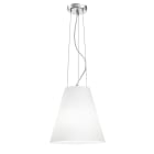 ROSSINI ILLUMINAZIONE - SOSPENSIONE CROMO/VETRO BIANCO SATINATO E27 IP20 36CM 10850-30