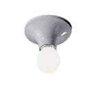 ROSSINI ILLUMINAZIONE - PLAFONIERA GRIGIA E27 IP20 15CM