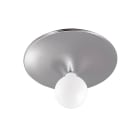 ROSSINI ILLUMINAZIONE - PLAFONIERA GRIGIA E27 IP20 25CM