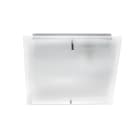 ROSSINI ILLUMINAZIONE - PLAFONIERA BIANCA/VETRO SERIGRAFATO E27 IP20 30CM