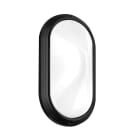 ROSSINI ILLUMINAZIONE - APPLIQUE/PLAFONIERA OVALE NERA E27 IP65 2810-30-N