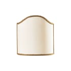 ROSSINI ILLUMINAZIONE - PARALUME IN TESSUTO SHANTUNG AVORIO ATTACCO E14 160MM