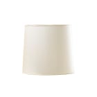 ROSSINI ILLUMINAZIONE - PARALUME IN TESSUTO SHANTUNG AVORIO FILO ORO ATTACCO E27 450MM