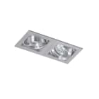 ROSSINI ILLUMINAZIONE - DOWNLIGHT DOPPIO IN ALLUMINIO SPAZZOLATO GU5,3 IP20