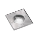 ROSSINI ILLUMINAZIONE - UPLIGHT QUADRATO IN ACCIAIO SATINATO GU10 IP65 IK08 6613