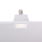 ROSSINI ILLUMINAZIONE - DOWNLIGHT QUADRATO IN GESSO RASATO BIANCO CON VETRO GU10 IP20