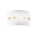 ROSSINI ILLUMINAZIONE - APPLIQUE IN VETRO SATINATO/CRISTALLO E27