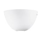 ROSSINI ILLUMINAZIONE - APPLIQUE IN VETRO BIANCO SATINATO E27 IP