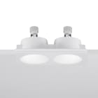 ROSSINI ILLUMINAZIONE - DOWNLIGHT DOPPIO TONDO IN GESSO RASATO BIANCO GU10 IP20