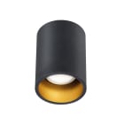 ROSSINI ILLUMINAZIONE - DOWNLIGHT A PLAFONE TONDO NERO-ORO SATIN