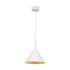 ROSSINI ILLUMINAZIONE - SOSPENSIONE BIANCO/ORO SATINATO E14 IP20