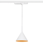 ROSSINI ILLUMINAZIONE - SOSPENSIONE PER BINARIO MONOFASE BIANCO/ORO SATINATO E14 IP20