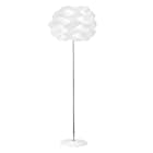 ROSSINI ILLUMINAZIONE - PIANTANA CROMO/PARALUME POLICARBONATO BIANCO E27 IP20 CAR003