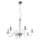 ROSSINI ILLUMINAZIONE - SOSPENSIONE IN VETRO CRISTALLO E14 IP20 70CM