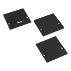 ROSSINI ILLUMINAZIONE - TESTATE TERMINALI NERE PER DIFFUSORE ALTO 3PZ