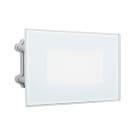 ROSSINI ILLUMINAZIONE - SEGNAPASSO SIMMETRICO VETRO BIANCO 4,5W IP66 3000-4000-6000K CRI80 GLI001B