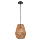 ROSSINI ILLUMINAZIONE - SOSPENSIONE NERA/PARALUME IN CORDA E27 IP20 HEN001