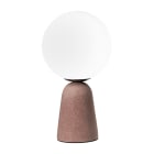 ROSSINI ILLUMINAZIONE - LAMPADA DA TAVOLO IN CEMENTO ROSSO E14 IP20