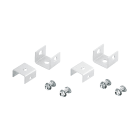 ROSSINI ILLUMINAZIONE - COPPIA STAFFE PER FISAGGIO A PLAFONE BIANCHE PER MONOEMISSIONE NASHI