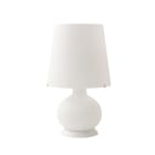 ROSSINI ILLUMINAZIONE - LAMPADA DA TAVOLO BIANCA/VETRO BIANCO SATINATO E14+E27 IP20 32CM