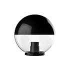 ROSSINI ILLUMINAZIONE - DIFFUSORE BOLLARD CRISTALLO/NERO E27 IP44 30CM