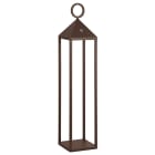 ROSSINI ILLUMINAZIONE - LAMPADA DA TAVOLO PORTATILE CORTEN LED 2,2W IP54 2700K CRI85 67CM PIN002CO