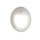 ROSSINI ILLUMINAZIONE - SEGNAPASSO TONDO IN VETRO BIANCO LED 1,5W IP20 3000K CRI90