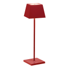 ROSSINI ILLUMINAZIONE - LAMPADA DA TAVOLO PORTATILE ROSSA LED 2,2W IP54 2700-3000K CRI85