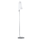 ROSSINI ILLUMINAZIONE - PIANTANA ANODIZZATA/VETRO BIANCO ACIDATO