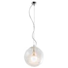 ROSSINI ILLUMINAZIONE - SOSPENSIONE CROMO/VETRO TRASPARENTE E27 IP20 TAS002