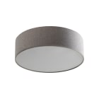 ROSSINI ILLUMINAZIONE - PLAFONIERA CON PARALUME CILINDRICO GRIGIO E27 IP20 48CM