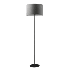 ROSSINI ILLUMINAZIONE - PIANTANA NERA/PARALUME CILINDRICO ANTRACITE E27 IP20 48CM
