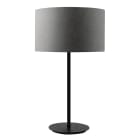 ROSSINI ILLUMINAZIONE - LAMPADA TAVOLO NERA/PARALUME CILINDRICO ANTRACITE E27 IP20