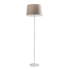 ROSSINI ILLUMINAZIONE - PIANTANA BIANCA/PARALUME CONICO AVORIO E27 IP20 48CM VIV107BAV
