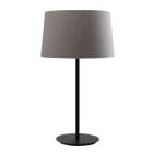 ROSSINI ILLUMINAZIONE - LAMPADA TAVOLO NERA/PARALUME CONICO GRIGIO E27 IP20