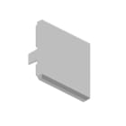 ROSSINI ILLUMINAZIONE - COPPIA TESTATE TERMINALI GRIGIE PER YEN MONO E BINARIO