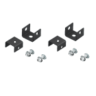 ROSSINI ILLUMINAZIONE - COPPIA STAFFE NERE PER FISSAGGIO A PLAFONE PER YEN MONO E BINARIO YEN014N