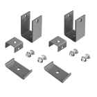 ROSSINI ILLUMINAZIONE - COPPIA STAFFE GRIGIE PER FISSAGGIO A PLAFONE PER YEN DOPPIO YEN119GR