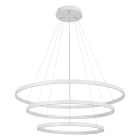 ROSSINI ILLUMINAZIONE - SOSPENSIONE 3 CERCHI BIANCA LED 100W IP20 3000K ZER004B