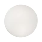ROSSINI ILLUMINAZIONE - APPLIQUE/PLAFONIERA IN VETRO BIANCO E27 IP20 55CM