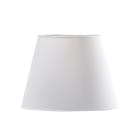 ROSSINI ILLUMINAZIONE - PARALUME IN TESSUTO SHANTUNG BIANCO ATTACCO E27 250MM