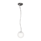 ROSSINI ILLUMINAZIONE - SOSPENSIONE BIANCA/VETRO SATINATO E27 IP20 16CM