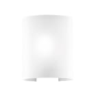 ROSSINI ILLUMINAZIONE - APPLIQUE IN VETRO BIANCO SATINATO E27 IP20 28CM