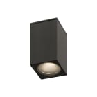 ROSSINI ILLUMINAZIONE - DOWNLIGHT A PLAFONE QUADRATO TITANIO CON LAMPADINA GU10 MINI 2700K NER