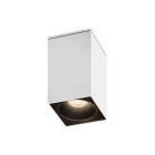 ROSSINI ILLUMINAZIONE - DOWNLIGHT A PLAFONE QUADRATO BIANCO CON LAMPADINA GU10 MINI 3000K NERA