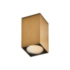 ROSSINI ILLUMINAZIONE - DOWNLIGHT A PLAFONE QUADRATO ORO CON LAMPADINA GU10 MINI 4000K BIANCA