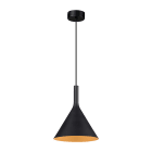 ROSSINI ILLUMINAZIONE - SOSPENSIONE NERO/ORO SATINATO E27 IP20
