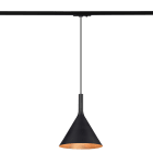 ROSSINI ILLUMINAZIONE - SOSPENSIONE PER BINARIO MONOFASE NERO/ORO SATINATO E14 IP20