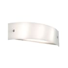 ROSSINI ILLUMINAZIONE - APPLIQUE IN VETRO BIANCO SATINATO LED 13W IP20 2700K 39CM